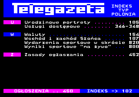 Telegazeta TVP Polonia – strona 101, podstrona 4 z 4
