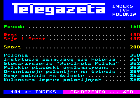 Telegazeta TVP Polonia – strona 102, podstrona 2 z 4